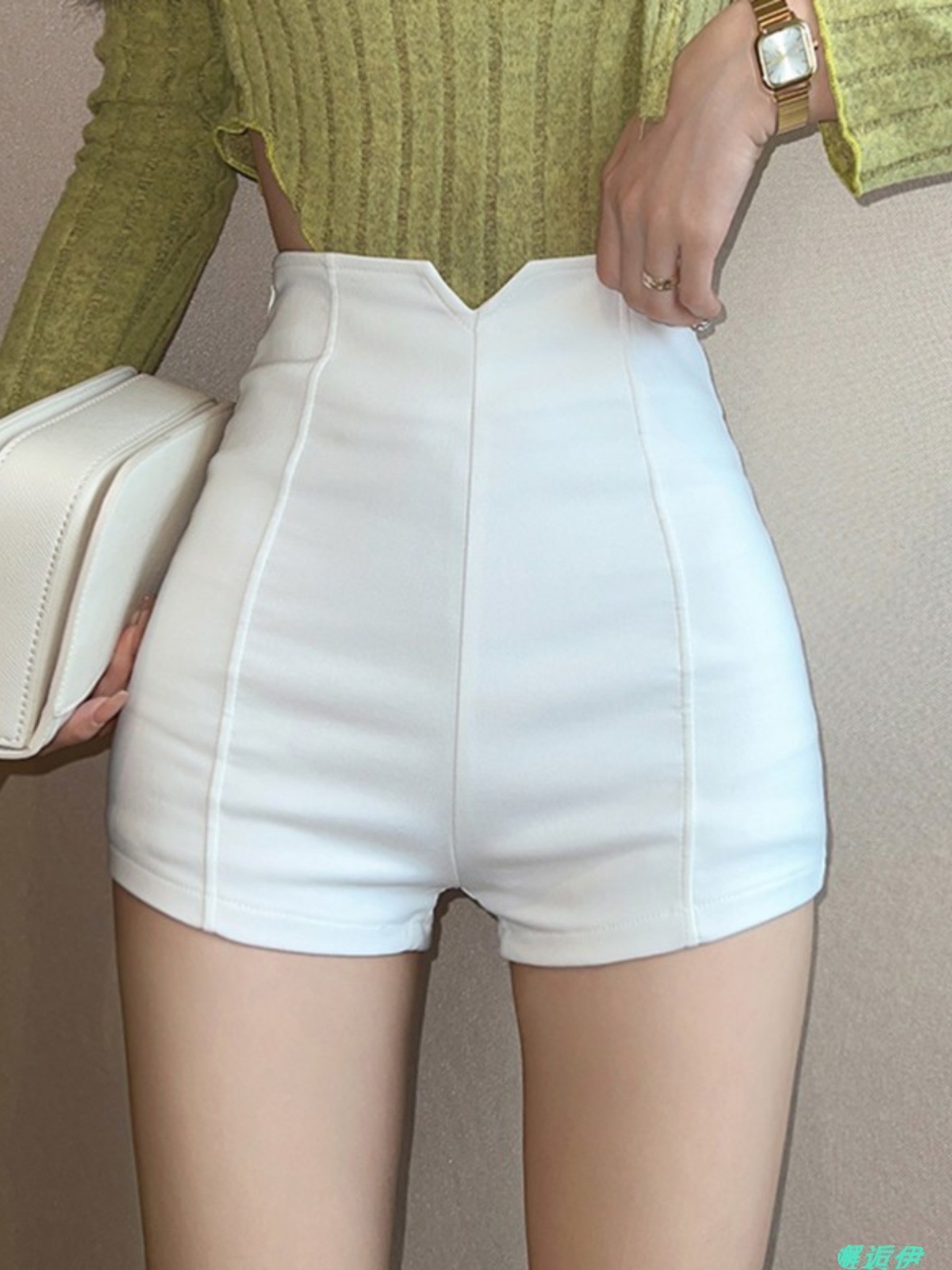 Black Ultra-Short Shorts Hot Girl Tight Sexy Slimming Hot Pants Hip-Hugging Women's Summer 2024 Korean Version High-Waisted Slimming Boot Shorts