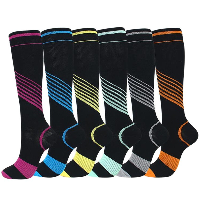Amazon Best Selling Compression Socks for Men and Women Long Twill Compression Socks Outdoor Sports Spot Socks Cross-Border Socks