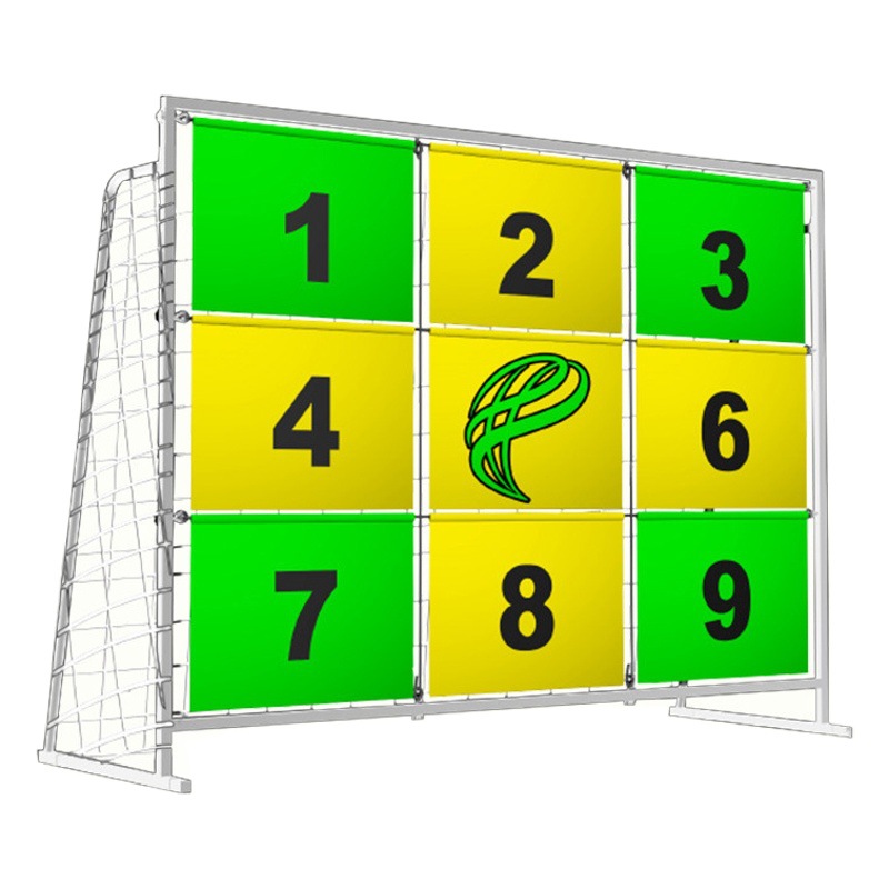 Football Training Jiugongge Football Gate Football Shooting Entertainment Training Auxiliary Equipment Fun Jiugongge Goal