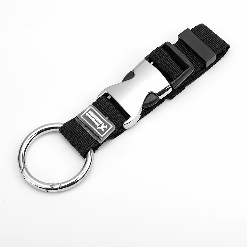 Picture of Luggage Hanging Buckle Safety Fixing Strap Backpack External Hanging Strap Packing Strap Suitcase Strapping Strap Metal Hanging Strap