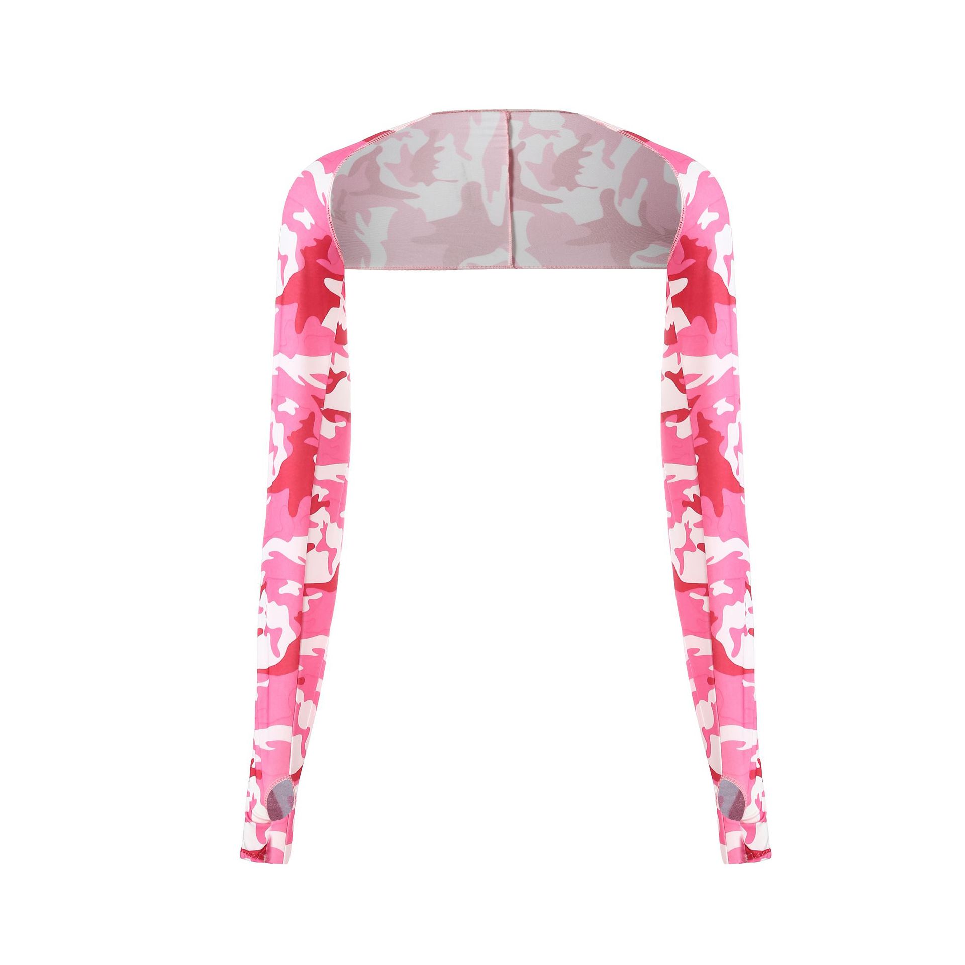 Picture of Outdoor Golf Sports Shawl Summer Thin Driving Neck Sunscreen Integrated Shoulder Sleeves Riding Sunshade Sleeves