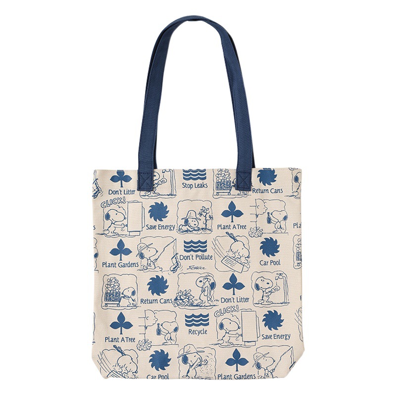 Official Genuine Snoopy Cartoon Large-Capacity Shoulder Bag for Women, Casual Handbag, Commuter Tote Bag