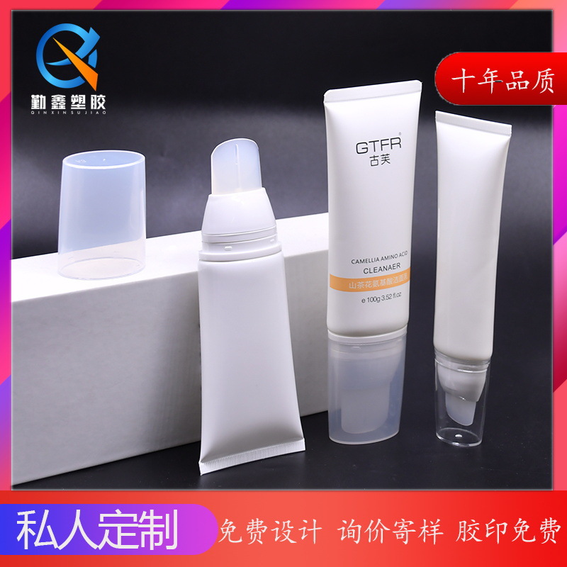 Cosmetic Packaging Material Small Bubble Silicone Tongue Face Mask Brush Hose Packaging Material Silicone Brush Cleaning Mask Brush Head Hose