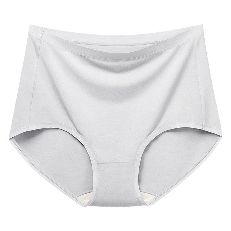 Silk antibacterial modal high waist underwear ladies hip tummy 40.00 kg-87.50 kg fat MM underwear large size wholesale women