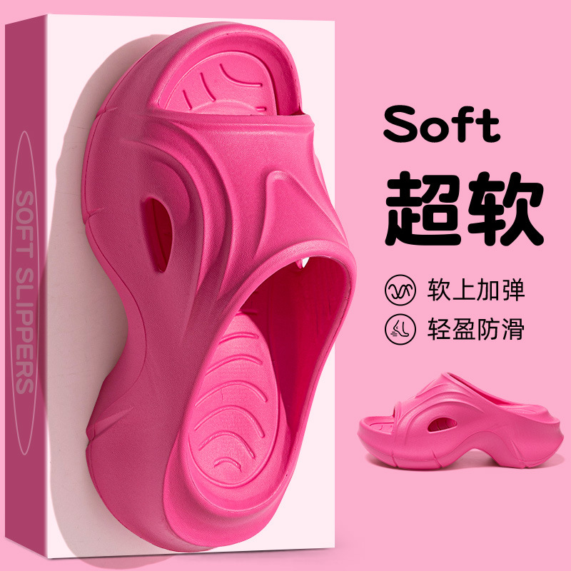 High Heel Platform Slippers Women's Summer Outer Wear Sandals and Slippers Women's Internet Celebrous Wedge Beach Shoes Women's Platform Shoes Women's Sandals for Women