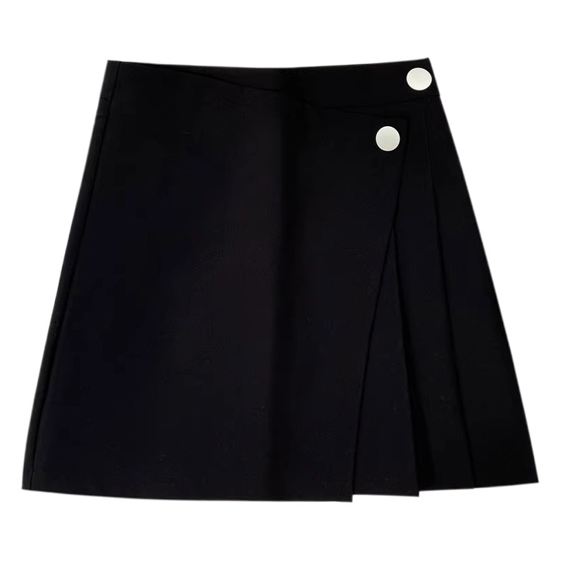 2024 Spring New Design Sense Culottes Women's High Waist Slimming Wide Leg Pants Fashionable Korean Style Small A- Shapes