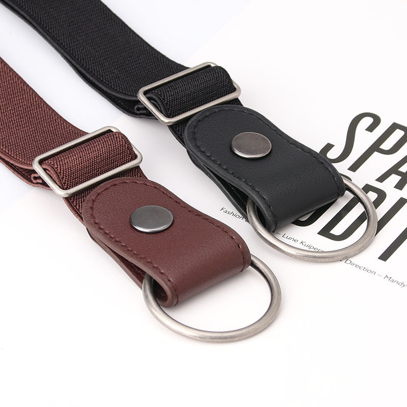 New Women's Jeans Belt Traceless Elastic Casual Invisible Elastic Women's Punch-free Decorative Lazy Belt