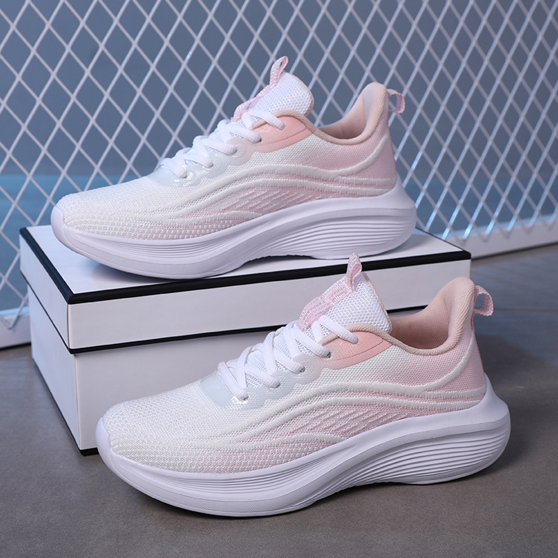 Women's Special Shoes for Military Training Senior high school Students Running Shoes Women's Lightweight Soft Bottom Shock Absorbing Running Shoes Junior High School Girls sneaker