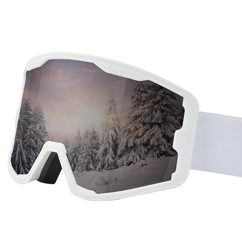 Picture of 2025 Large Cylindrical Ski Glasses Double-Layer Anti-Fog Large Field of View Snow Goggles Mountaineering Goggles Ski Goggles # 7073
