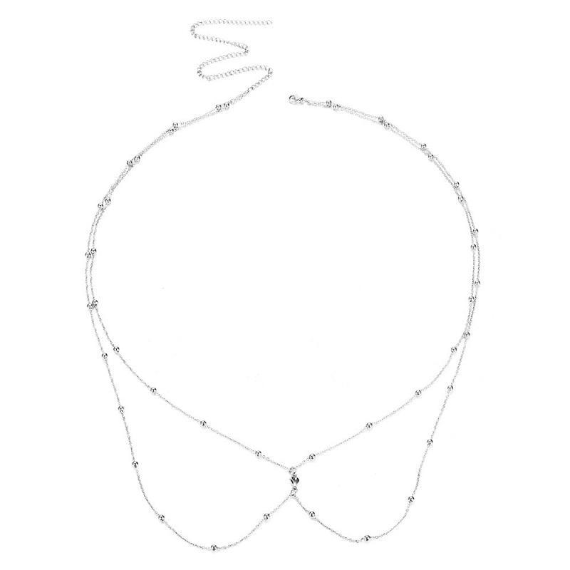 Picture of European and American Cross-border Waist Chain Sexy Casual Women's Beach Street Photoshoot Double-layer Waist Body Chain Waist Chain