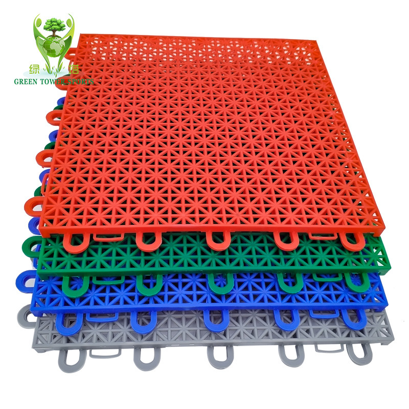 Picture of Kindergarten Outdoor Suspended Floor Pp Splicing Non-Slip Suspended Assembled Outdoor Sports Block Floor Thickeneding