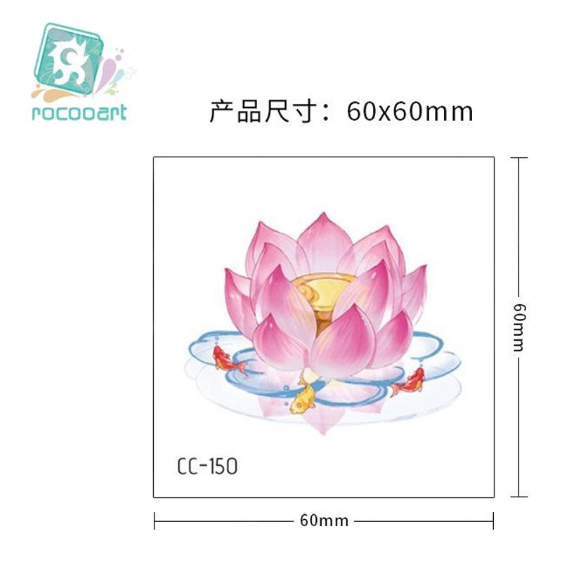 in stock new waterproof flower tattoo stickers small fresh face stickers fashion photo studio art stickers tattoo
