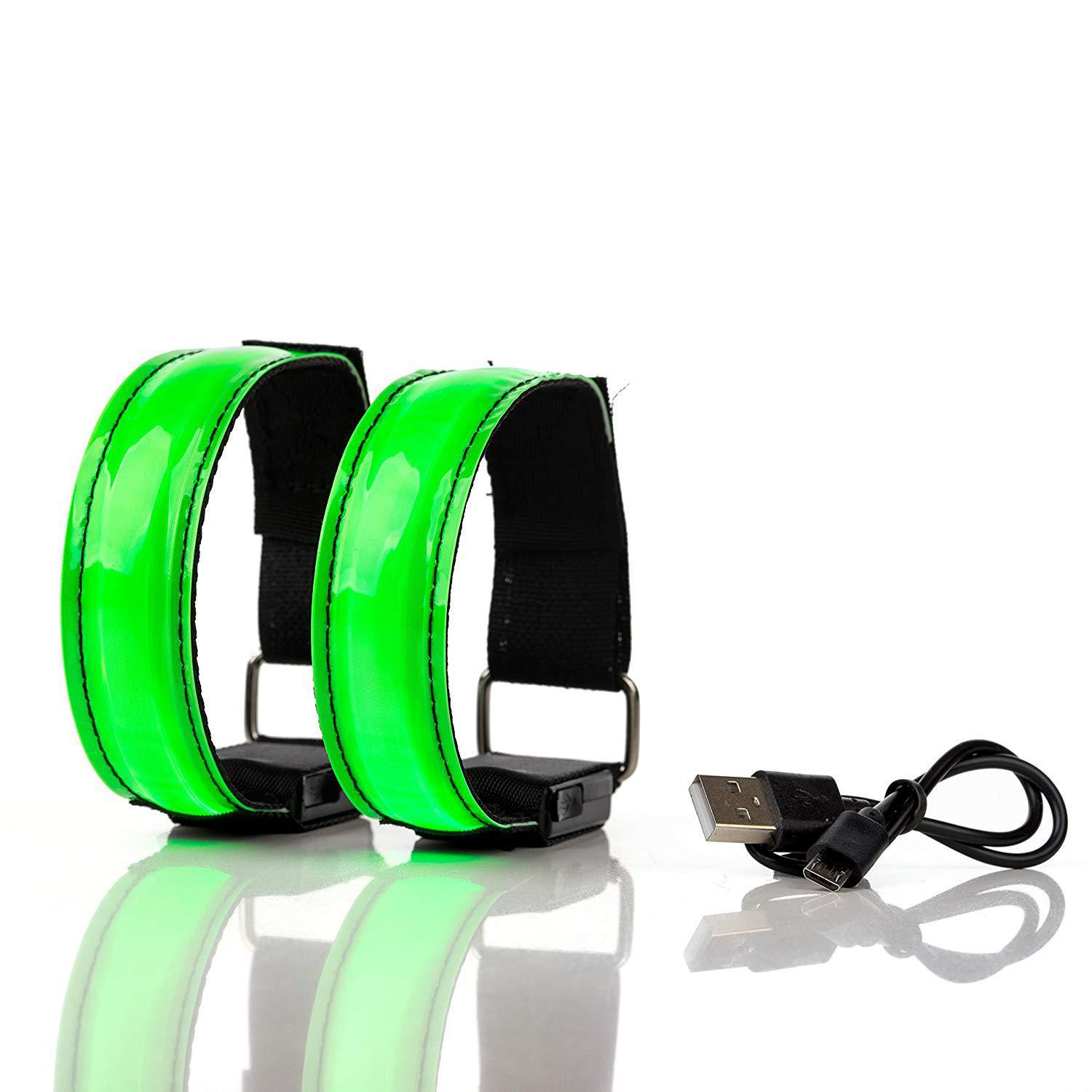 Picture of Rechargeable Led Light-Emitting Armband Led Reflective Bracelet Luminous Amazon/With Night Running Outdoor Sports Running Light
