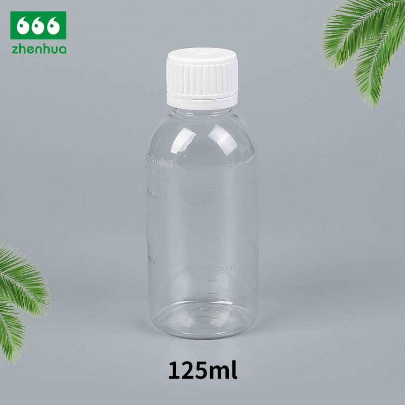 Picture of 125/135/160ml PET acid and alkali resistant sampling bottle laboratory sample bottle scale bottle medicinal syrup bottle