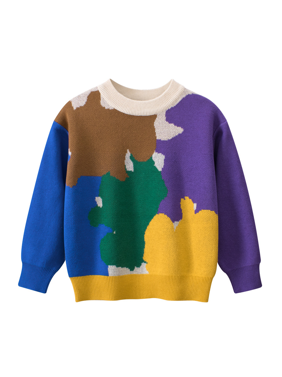 Picture of 27kids Korean style children's clothing cross-border supply autumn and winter new children's sweater baby boys' clothes knitwear wholesale