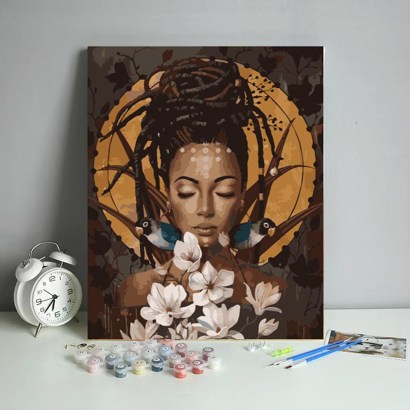 Picture of DIY Digital Oil Painting Factory Human Art Amazon Fba Batch Shopify Cross-Border Foreign Trade Wholesale