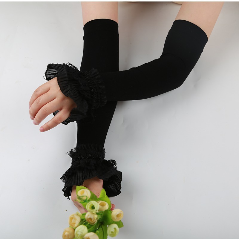 Sun Protection Sleeves, Ice Silk Women's Summer Bell Sleeves, Long Gloves, Arm Guards, Arm Sleeves, Driving Sleeves, Trendy