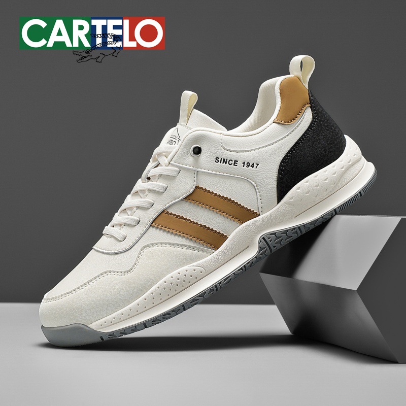 Cardilla Crocodile Men's Shoes 2025 New Shoes Trendy Versatile Casual Moral Training Board Shoes Men's Trendy Shoes Sneakers