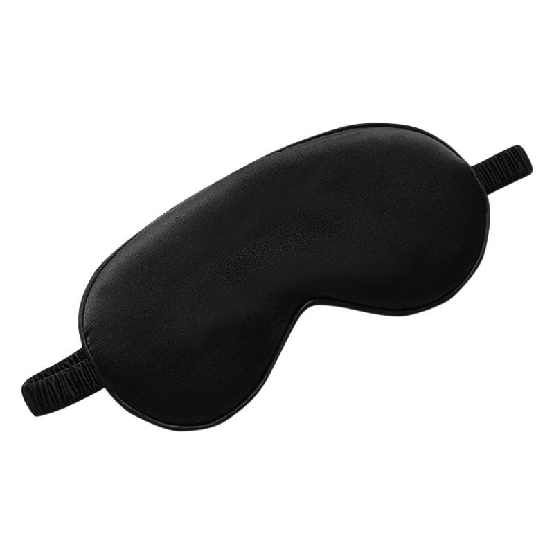 Picture of New double-sided artificial silk eye mask sleep elastic travel lunch break eye mask printed aviation eye mask wholesale
