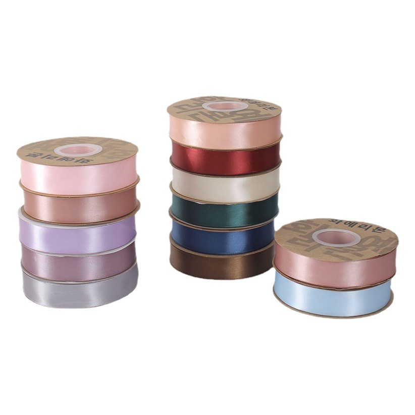 Wholesale Floral Ribbons Flower Packaging Materials Bouquet Gift Ribbon Cake Baking Ribbon 80 Yards Polyester Ribbon