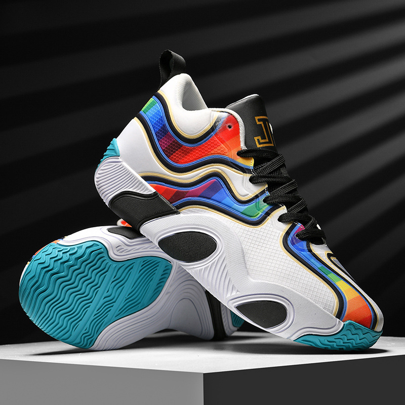 New Basketball Shoes Men's High-top War Boots Children's Big Kids Teenagers Middle School Students Sneakers Concrete Floor sneaker for Men and Women