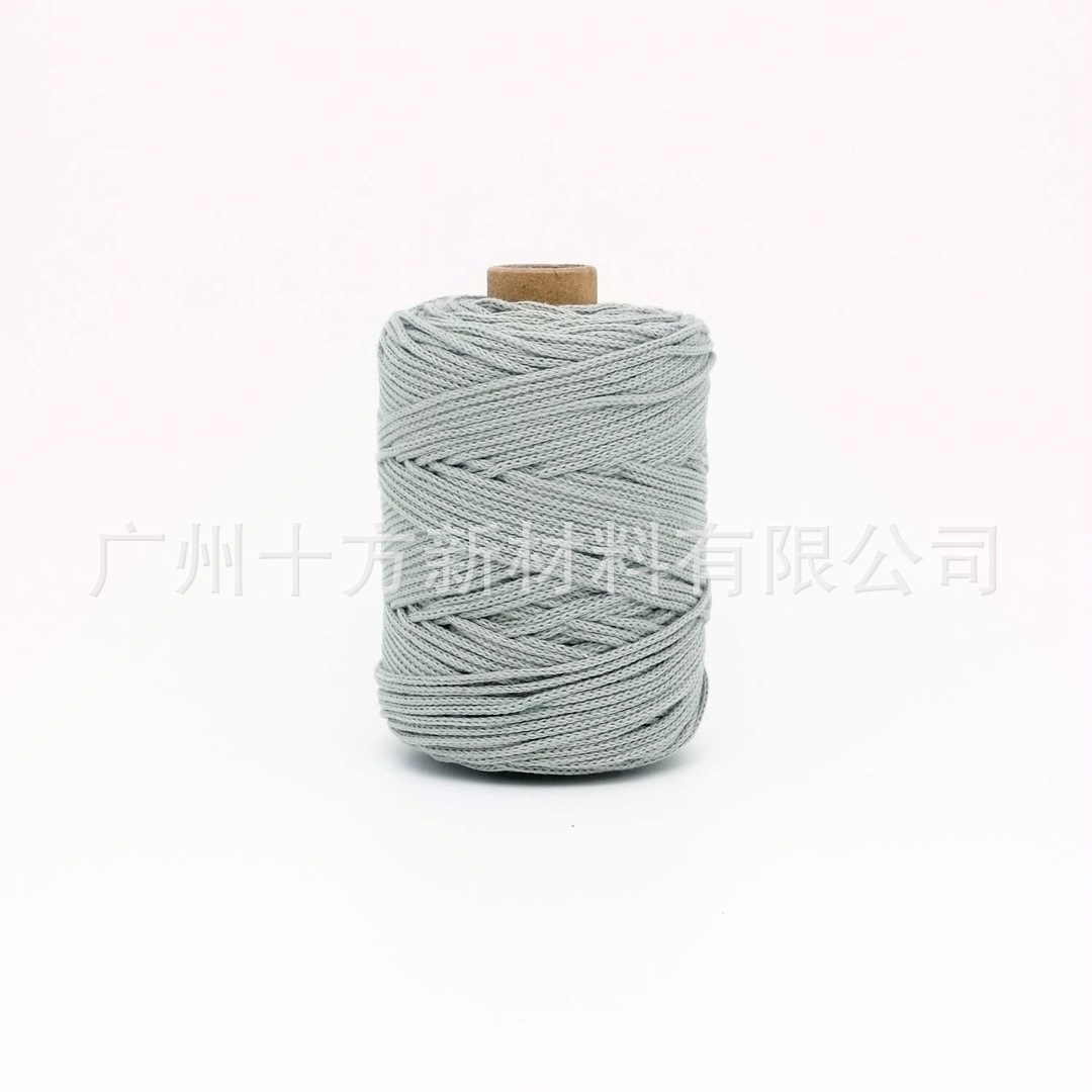 Picture of Wholesale color 1.5mm round strand yarn combed cotton thread crochet wool knitting handmade thread DIY cotton rope