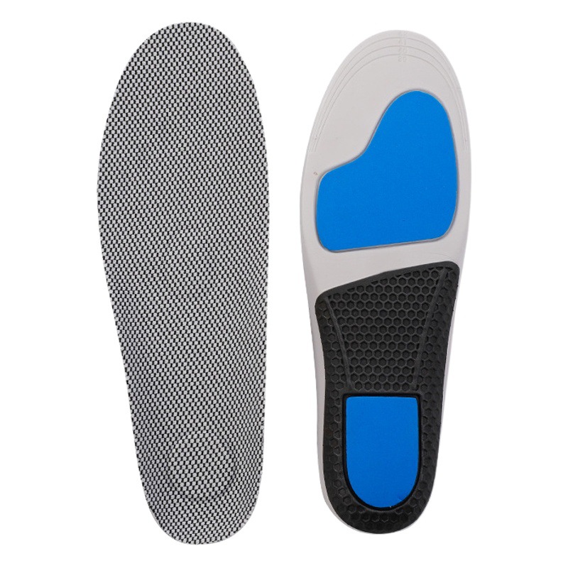 Carefully Selected Men's Double-Cushion Shock-Absorbing Insoles, Arch Support Flatfoot Insoles, Women's Running Sports Insoles