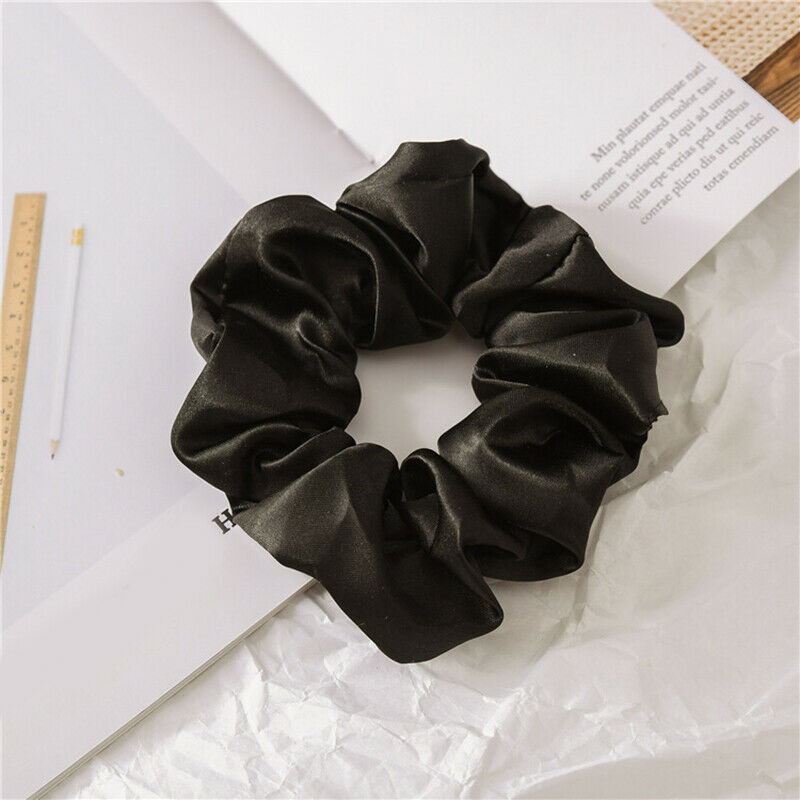 Picture of Cross-border large intestine ring hair ring South Korea knot east ins solid color net red hair rope simple hair accessories factory wholesale