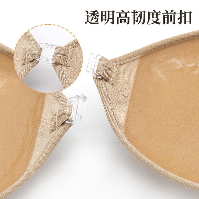 Picture of Cross-border Strapless Gather Breathable Invisible Bra Swimsuit with Wedding Dress Silicone Bra Non-slip Breast Patch Breast Patch