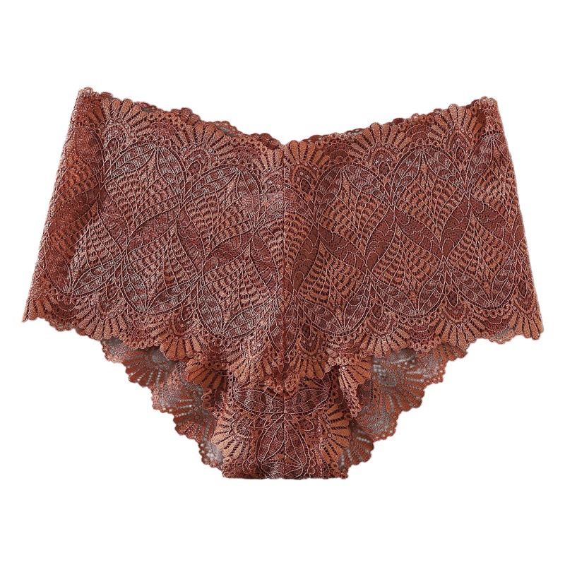 Extra Large Size High Waist Sexy Lace Women's Underwear Seamless Plus Fat Women's Loose T-Pants Cross-Border 140kg Fat