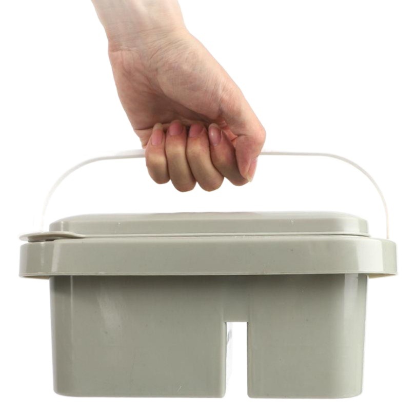Manufacturers supply multi-functional three-piece pen washing container palette pen washing bucket palette box art painting tools