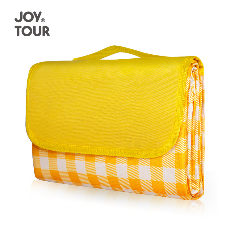 Picture of Outdoor Portable Folding Picnic Cloth Beach Mat Thickened Moisture-Proof Mat Oxford Cloth Picnic Mat Spring Excursion Mat
