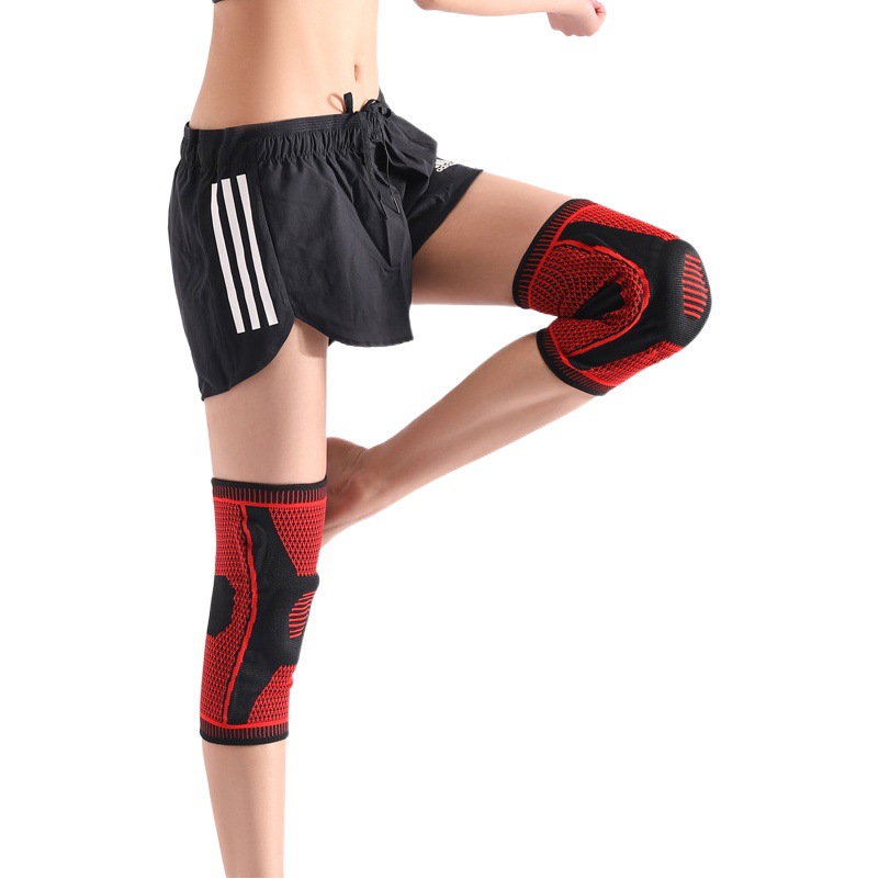Sports Knee Pads Knitted Meniscus Knee Pads Basketball Anti-Collision Skipping Rope Knee Pads Cycling Mountaineering Protective Gear