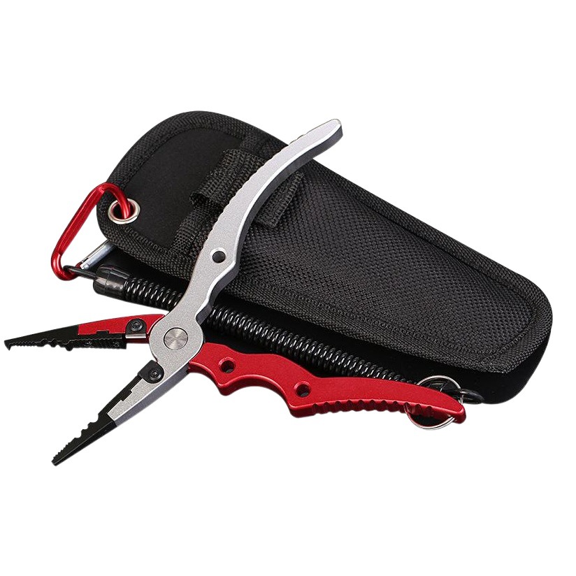 Chuixian Aviation Aluminum Fish Control Device with Scale, Fish Catching Device, Fish Control Pliers, Lure Pliers, Fish Gripper, Fishing Tool