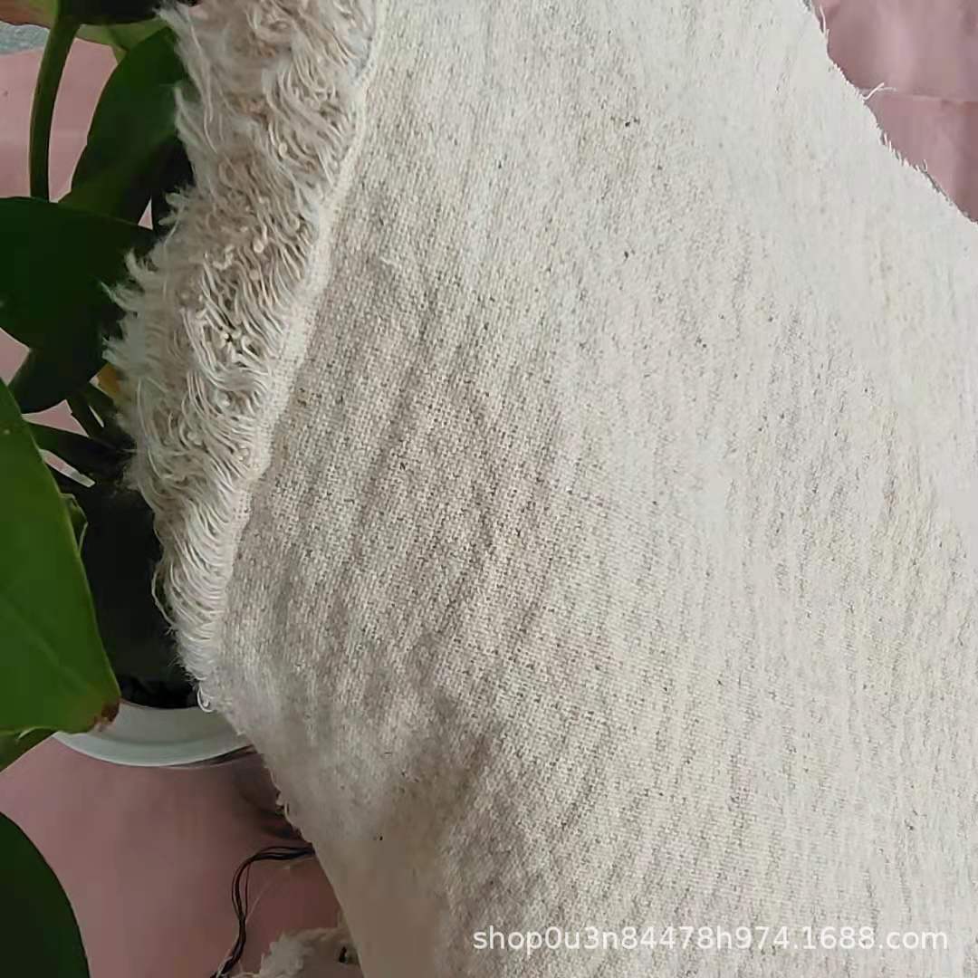 Picture of Linen Cotton Double Layer Primary Color Bubble Cloth Enzyme Wash Bubble Sofa Fabric Rain Dew Linen Cotton Sand Washing Fabric