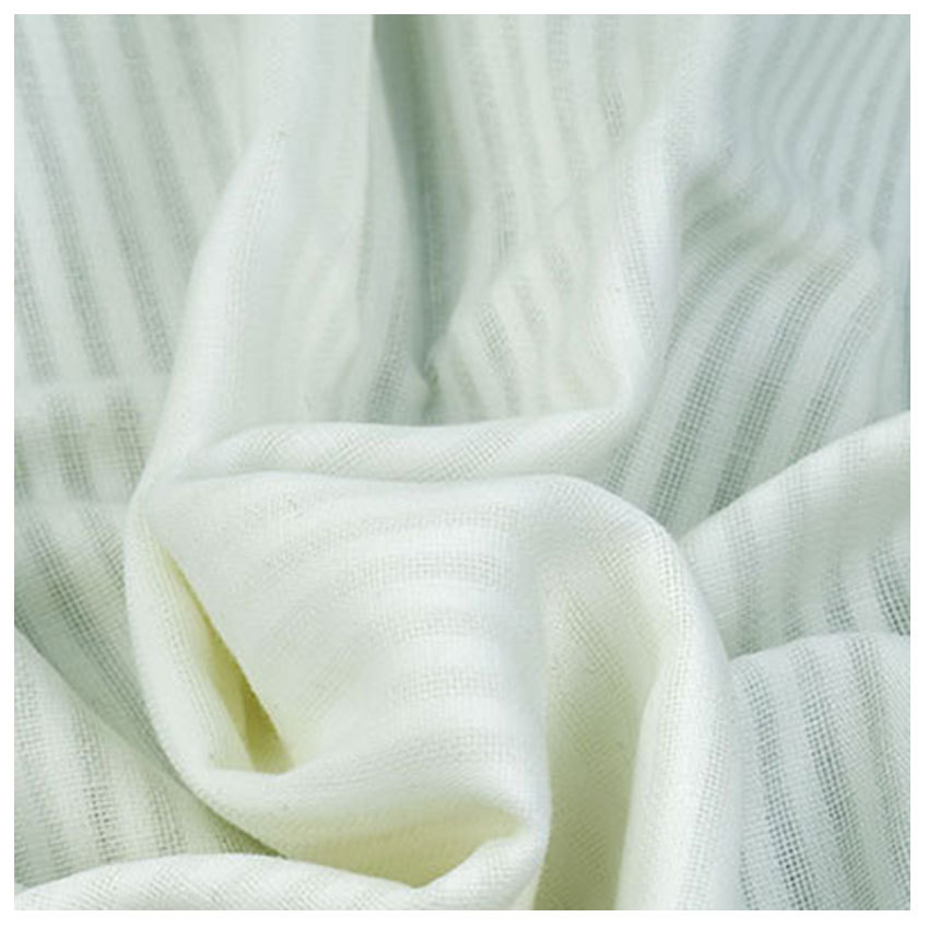 Organic Cotton White Plaid Double Gauze 40d Mother and Child Cotton Gauze High Density Breathable Pajamas Double Gauze