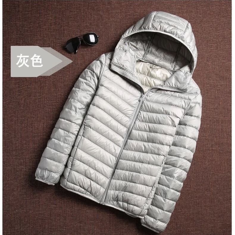 Picture of New Light Down Cotton-padded Jacket Men's Short Vertical Collar Jacket Young Men's Thin Down Cotton-padded Jacket Men's Ultra-light Style