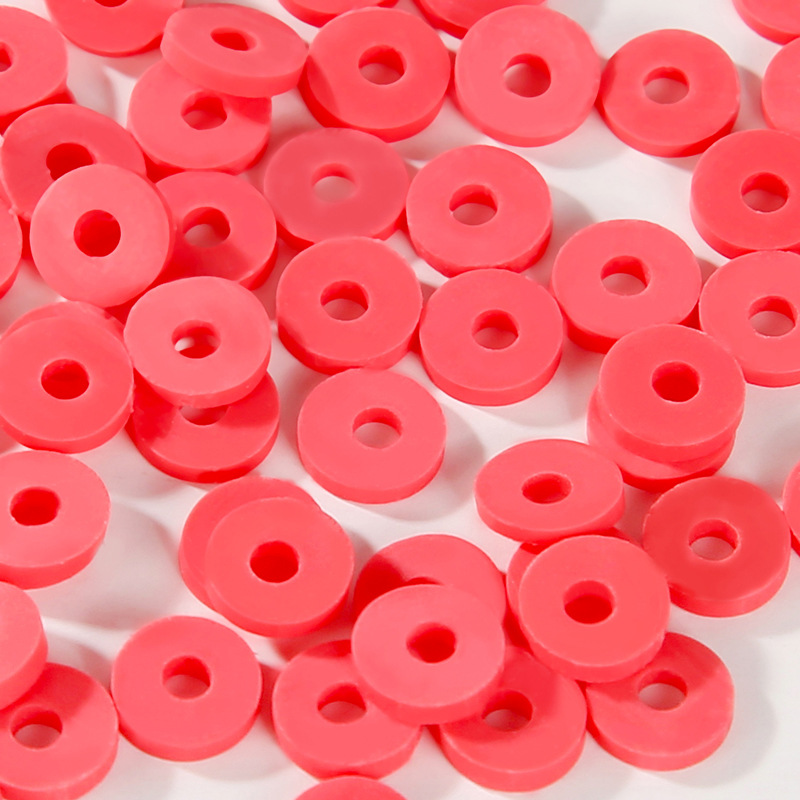 Picture of Jewelry Accessories Color Soft Ceramic Beaded Handmade diy Handmade Material Bracelet Necklace Bracelet Bead Spacer