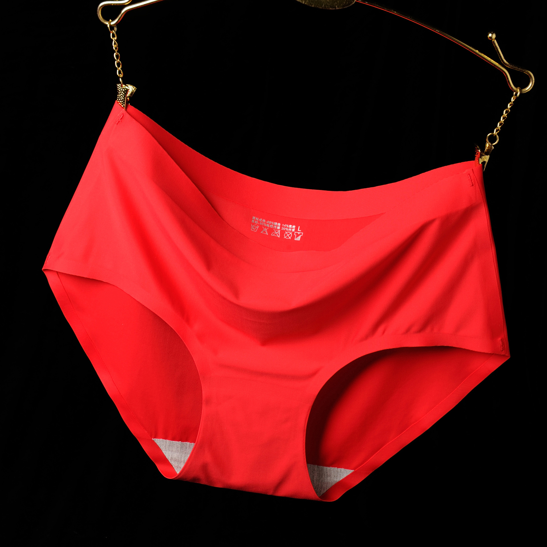 Picture of Ekeli soft seamless underwear women's ice silk underwear women's one piece waist large size foreign trade wholesale ladies briefs