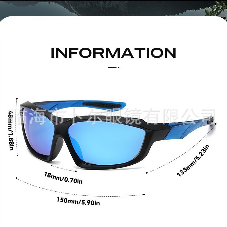 Picture of Cross-border e-commerce for outdoor riding polarized sunglasses fishing glasses TEMU hot cross-border sunglasses