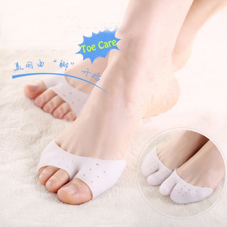 Manufacturer's Ready-Made Toe Covers, Toe Forefoot Silicone Open Ballet Shoes, Foot Guards, Breathable Women's Foot Covers, Soft