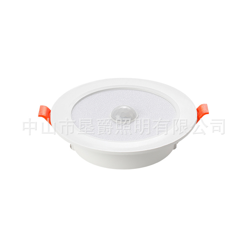 Picture of Led Human Body Sensor Spotlight Slow-Killing Embedded Anti-Vertigo Corridor Smart Home Entrance Ceiling Downlight
