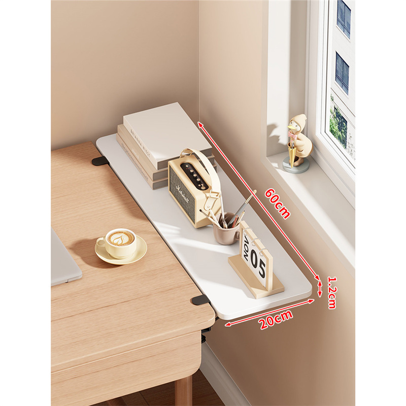 Picture of Desktop extension board, punching-free gap extension, expansion, computer desk hand rest, folding, lengthening, and widening panel