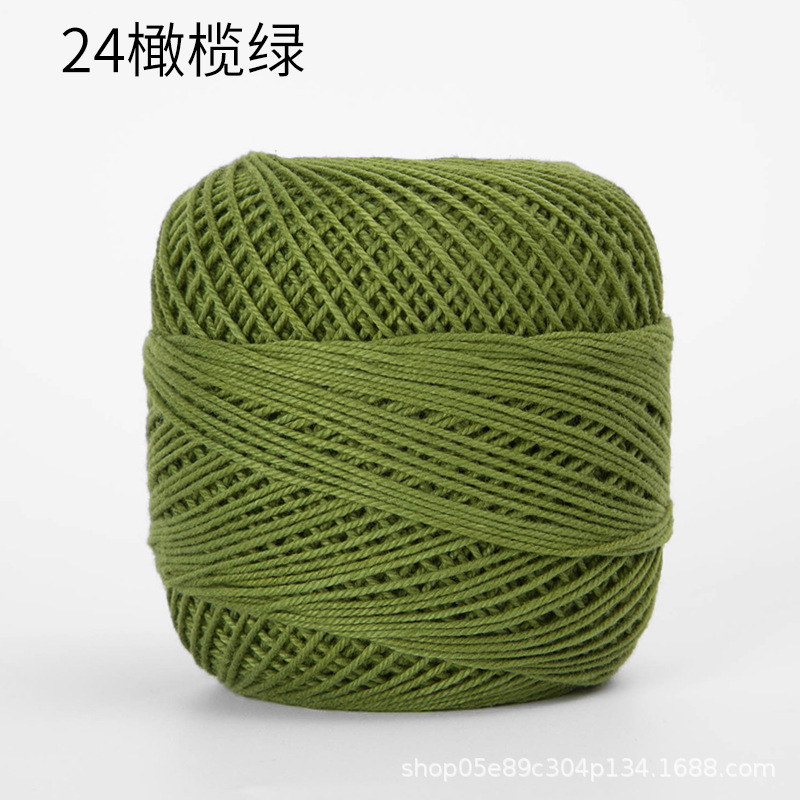 Picture of Color picking No. 3 lace thread wayuu hand-woven bag diy crochet summer cotton fine wool ball