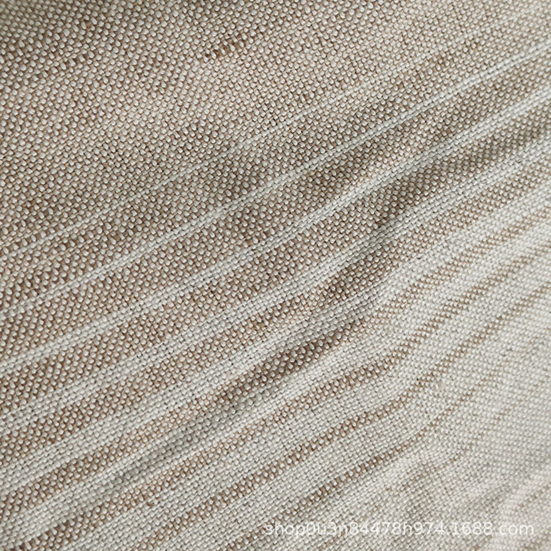 Picture of Linen Cotton Yarn-dyed Horizontal Stripesd Bed Sheets Fabric Enzyme Washed Linen Cotton Classy Cotton and Linen Curtain Fabric