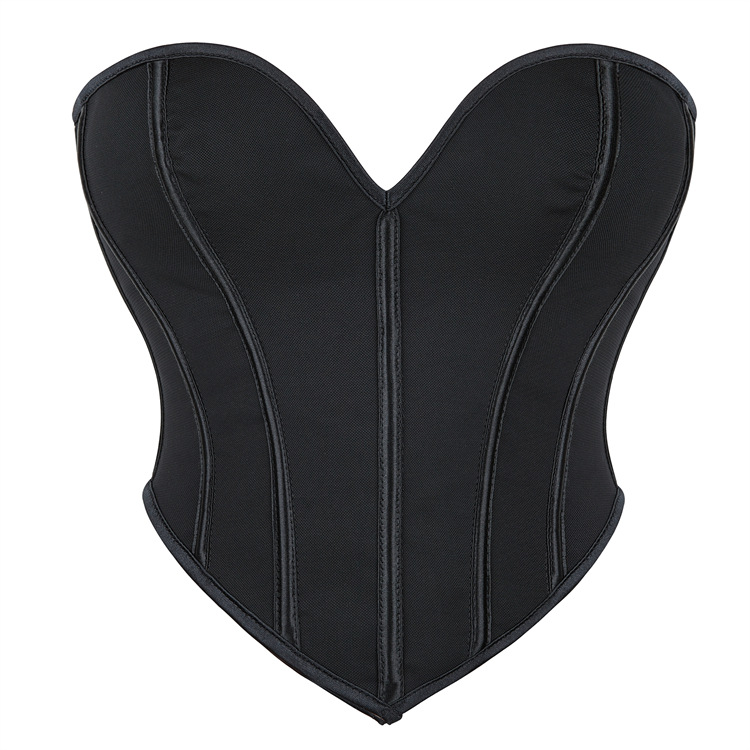 New Black Frosted Strapless Women's Sexy Court Top Amazon AliExpress Cross-border E-Commerce Supply