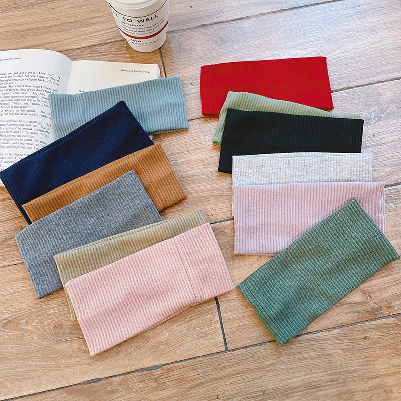 Picture of Ouyang Nana Sports Hair Belt Women's Internet Celebrity All-match Sweat Absorbing Running Out Knitted Wool Headband Turban Women
