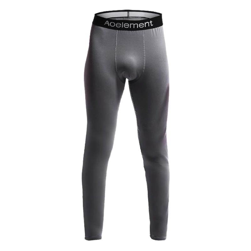 Men's long autumn pants single fleece-lined thin pants youth line pants warm pants slim autumn and winter leggings wool pants men