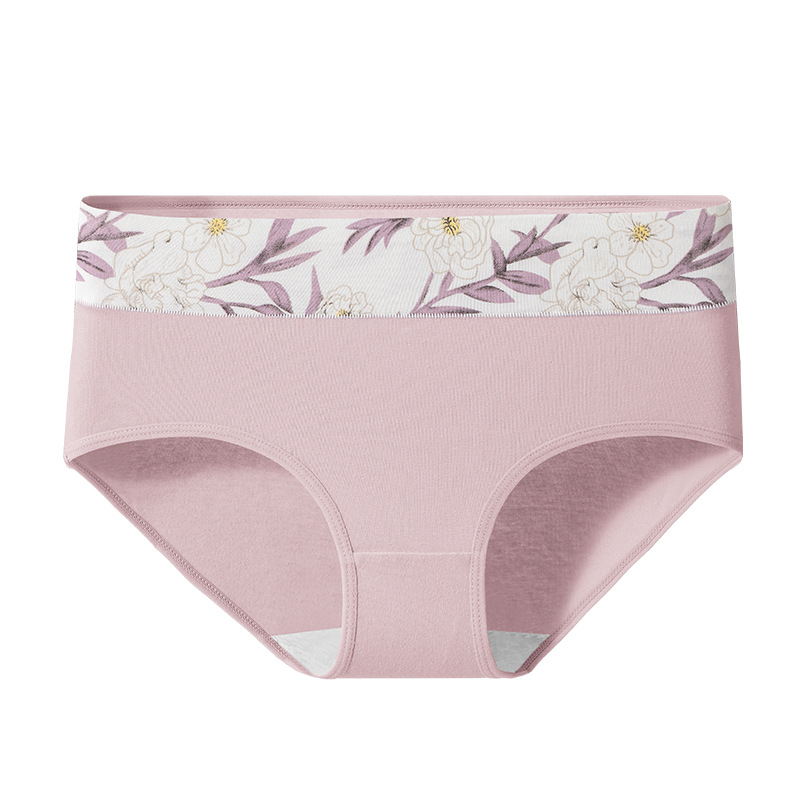 Picture of Cross-Border 7A Antibacterial High-Waisted Large Size Underwear for Women 60S Combed Cotton Printed Seamless Girl's Cotton Crotch Briefs
