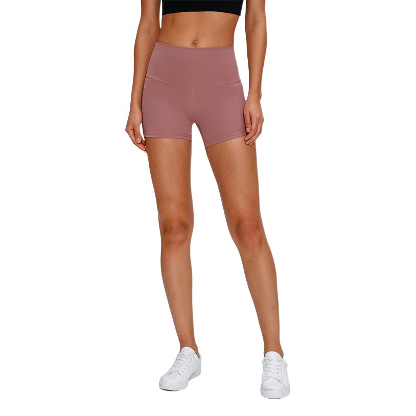 Summer New Double-sided Sanding Yoga Shorts High Waist Hip-lifting Elastic Slim-fit Running Sports Three-point Pants for Women S2037